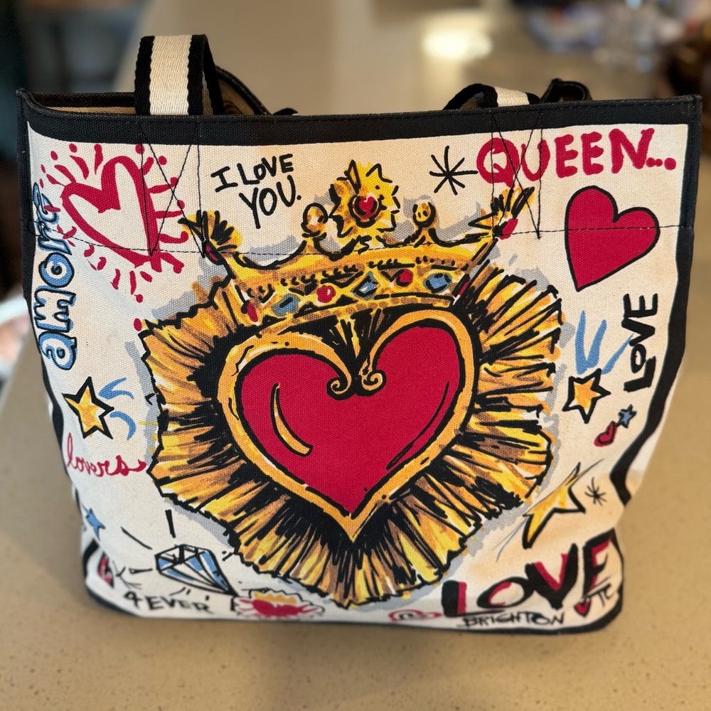 New Brighton Women's Tote Bag - Red, Gold, and Black